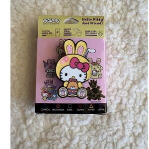 FiGPiN Hello Kitty‎ and Friends Easter Outfits - Hello Kitty ( Glitter) Rare